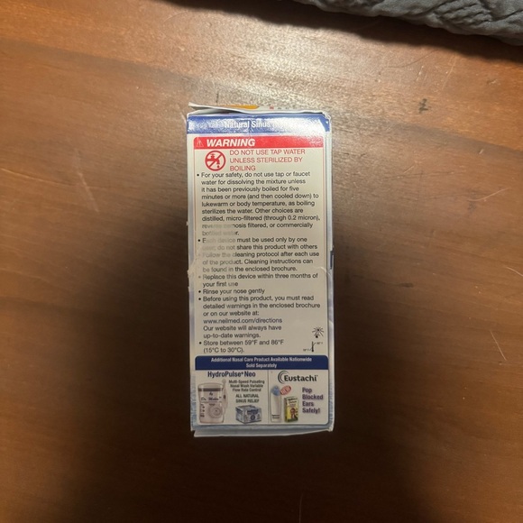 NeilMed Sinus Rinse All Natural Sinus Relief NWT Health Cold Flu Stuffy Nose - Picture 2 of 5